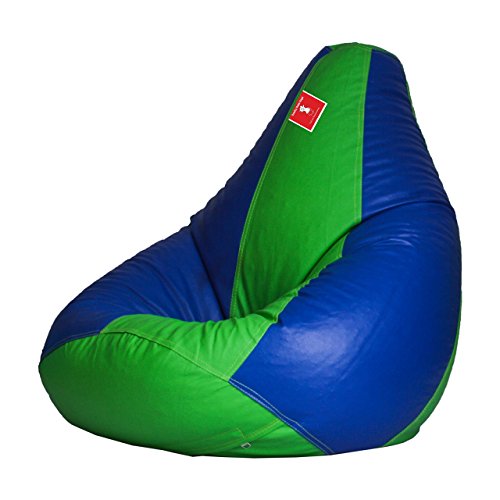 Image of Bean Bags XXXL Bean Bag Filled with Beans Filler (Blue and Green)