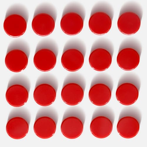 PYJLBX 20 Pack Fridge Magnets, Strong Small Round Magnets for Whiteboard, Office, Classroom & Locker - Refrigerator Magnets Heavy Duty Cute Mini...