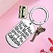 LLAFY Funny Supernatural Keychain Supernatural Merchandise Supernatural Gift For Fan Music Lover Driver Picks The Music Keychain