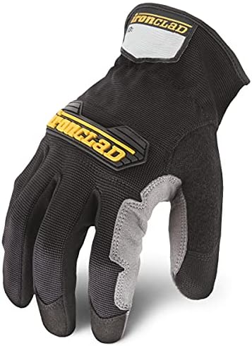 Ironclad Mens Work Gloves, Grey, Small Pack of 1 US