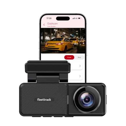 Image of Fleettrack Car DashCam (Front Only) | 4k with HDR Imaging | 3.2 inch IPS Screen | F1.8 Large Aperture | in-Built GPS Logger | Night Owl Vision | Voice Control, WiFi | Parking Mode | Upto 128GB Supported