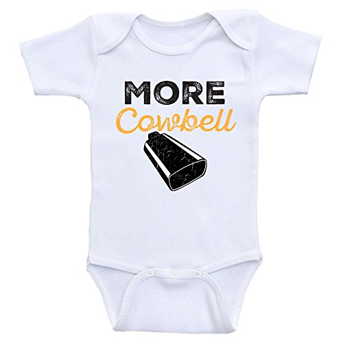 More Cowbell - Funny Baby Clothes One Piece Bodysuits