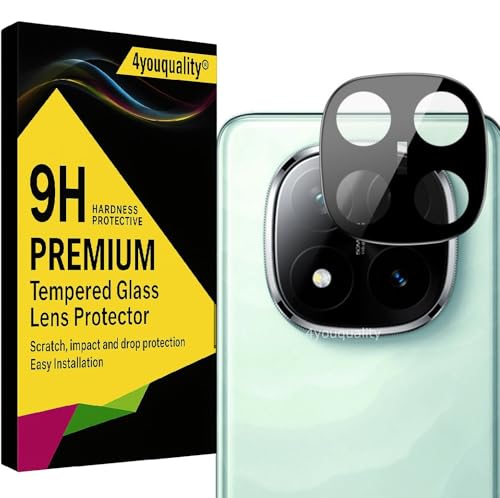 Image of 4youquality Back Camera Lens Protector Compatible with Redmi Note 14 Pro (1 Pack) | 9H Tempered Glass Camera Guard | Military-Grade Anti Scratch Protection | Ultra Clear HD Lens Film | Bubble-Free Easy Installation | Case Friendly
