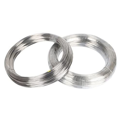 100 metros de alambre suave 304SS - Hilo sencillo versátil para proyectos de bricolaje y mantenimiento (0.1mm a 3mm de diámetro), 1 pieza (0.7mm) miniatura 3