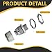 HDHAODA Conduit Connectors, 3/4 Inch Liquid Tight Connector NPT Non-Metallic for PVC Electrical Flexible Conduit Fittings, 180 Degree Straight, UL Listed for Home Outdoor Tubes Tools, Grey (50-Pack)