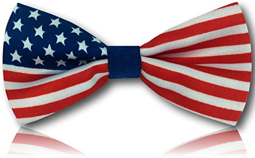 Lolelai Todller's Bow Tie | Adjustable/Pre-Tied Kids Bow Tie | Cute Accessories For Boys And Girls (Usa Flag, Kids) #TOP3