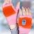 Heated Gloves for Women, Upgraded Smart Thermostatic Electric Heated Fingerless Gloves Rechargeable, Winter Hand Warmer for Work Cycling Skiing Outdoor Snow 2024 (Thickness 0.8inch) (Pink, Free Size)