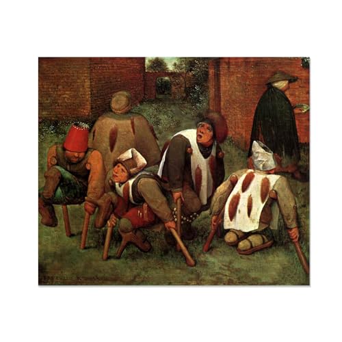 Reproduction artistique Les Infirmes peinture à l'huile sur toile