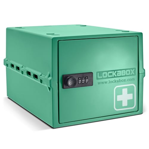 Lockabox One™ | Boîte de rangement verrouillable de qualité supérieure | Boîte de rangement à combinaison de 10 litres pour aliments, médicaments et...