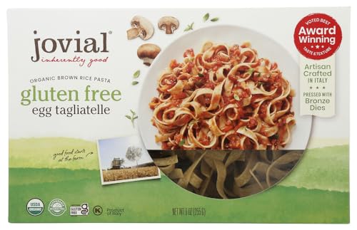 Jovial Traditional Egg Tagliatelle Pasta - Brown Rice - - 9 oz - Case of 12 - 100% Organic - Gluten Free - Wheat Free image 5