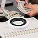 TEHAUX 1 Roll Money Bands for Organizing - Bundle Paper Money Straps - Currency Cash Wrappers for Banknote Binding Machine 0.71inch Width Retail Shops Banks Use