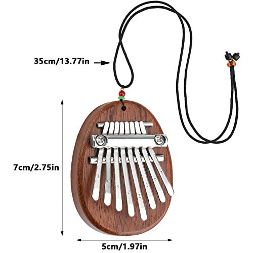 Delsen Kalimba 8 clés, piano à pouce professionnel Kalimba, instrument Kalimba Thumb Piano Marimba, mini piano portable… - Les Beatles, Paul McCartney, John Lennon, RIngo Starr, George Harrison Delsen Kalimba 8 clés, piano à pouce professionnel Kalimba, instrument Kalimba Thumb Piano Marimba, mini piano portable… – Image 3