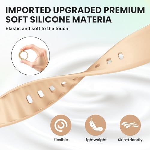 12 Pack Sport Bands Compatible with Apple Watch Band 38mm 40mm 41mm 42mm 44mm 45mm 46mm 49mm for Women Men,Soft Wristband Silicone Strap for iWatch Bands Series 11 10 9 8 7 6 5 4 3 2 1 Ultra SE by CyEiSunovLia - Used condition - Image 3