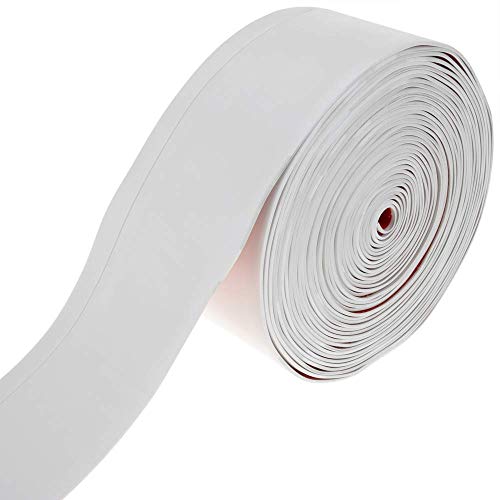 PrimeMatik - Rodapié Flexible Autoadhesivo 70 x 20 mm. Longitud 10 m Blanco