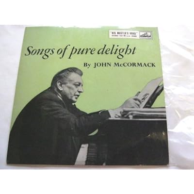 John McCormack Songs Of Pure Delight EP HMV 7EB6034 EX/EX 1950s picture sleeve