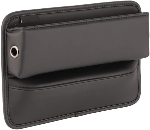 Dioche Console Side Storage Car Seat Interspace Filler Organizer Multifunctional Auto Console Side Storage Box for Effective Organization (black) - 5