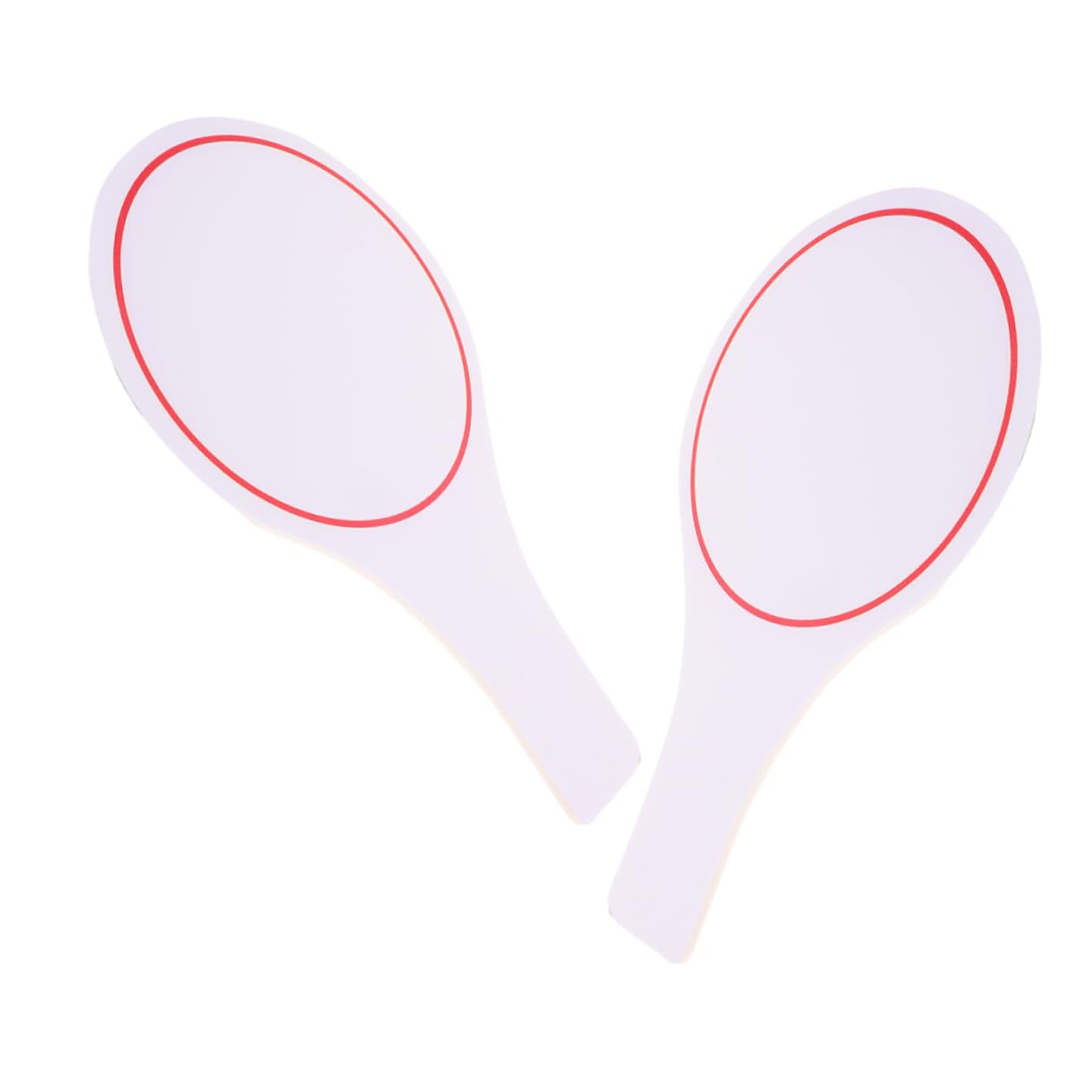 SUPVOX 2-Piece Handheld Dry Erase Scoreboard Voting Paddles for Outdoor Sports Events
