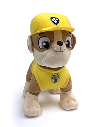 Paw Patrol Rubble Cuddle Pillow, Tan