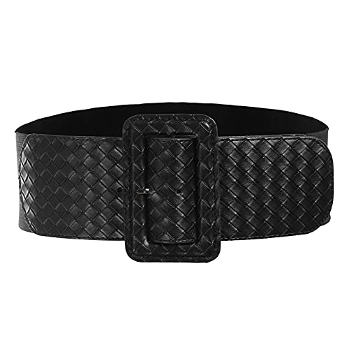 GRACE KARIN Women's Stretchy Belt 1950s 3 Inch Wide Elastic Belts
