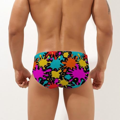 Mens Low Rise Swim Briefs Contour Pouch Beach Swim Trunks2