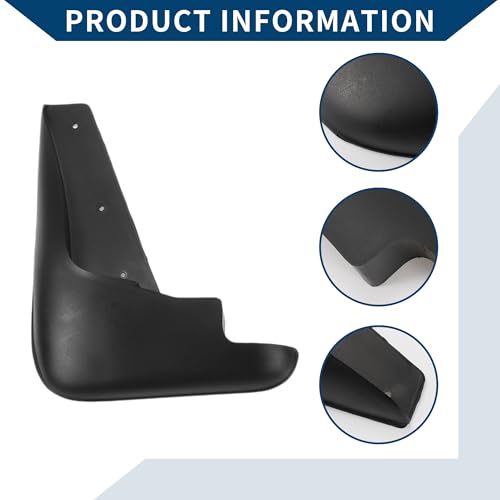 Image of Mud Flaps Splash Guards W /Mount Accessories for Toyota Vios 2004-2007 Front & Rear Mud Guards