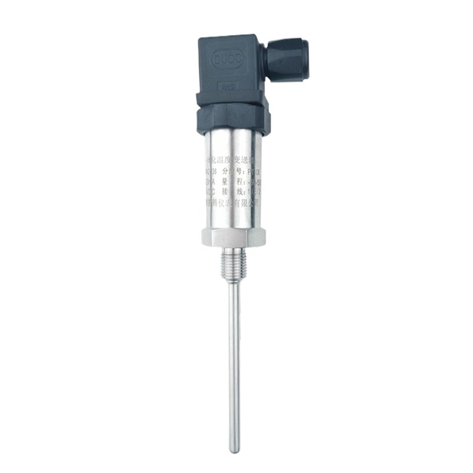 Trasmettitore sensore di temperatura integrato PT100 a 4-20 mA QDL80A(0-100C 4-20mA,150mm)