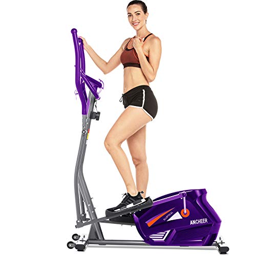 Eliptical Exercise Machine,APP Elliptical Cross Trainer for Home Use,Heavy-Duty Gym Equipment for Indoor Workout & Fitness with 10-Level Resistance&Max User Weight:390lbs