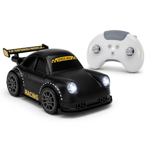 Image of PLUSPOINT Smart RC Drift Toy Car for Kids | 2.4GHz Remote Control Car with Gesture Induction, Follow me, LED Lights & Music | Rechargeable Drift Racing Car for Boys & Girls Age 3+