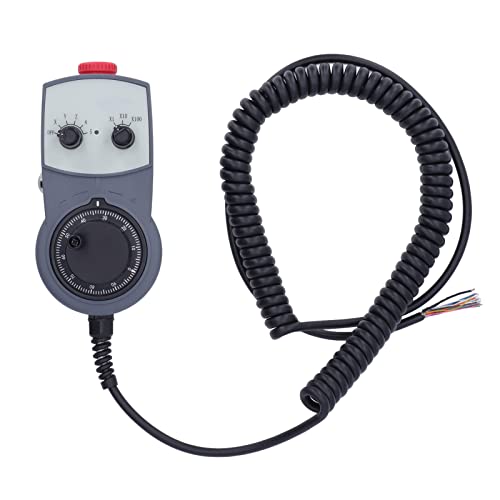 RTM Industries V4 CNC Handrad Not - Aus - Schalter 24V, USB Steuerung mit Z - Probe, 4 - Achsen Handsteuerung für Schrittmotor & Servomotor - Ergonomisch, kratzfest, für alle D RTM Industries V4 CNC Handrad Not - Aus - Schalter 24V, USB Steuerung mit Z - Probe, 4 - Achsen Handsteuerung für Schrittmotor & Servomotor - Ergonomisch, kratzfest, für alle D