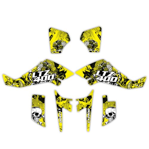 for Suzuki LTZ400 LTZ 400 KFX400 KXF 400 2003 2004 2005 2006 2007 2008 Full Graphics Decals Stickers Kits