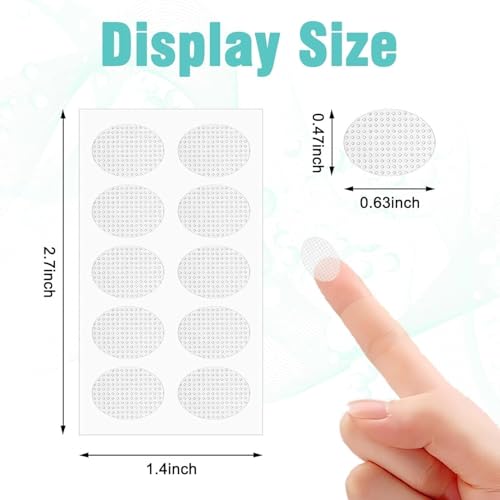 Image of 100 Pcs Earlobe Support Patches - Invisible Ear Stickers for Heavy Earrings, Jhumkas & Big Ear Holes - Secure Lift Tape for Earlobe Protection & Support, Discreet & Comfortable Wear