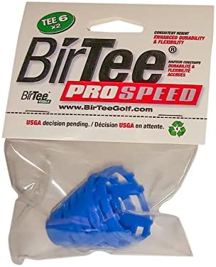 'BirTee Pro Golf Tees - Size #6 (1 1/2'') Individual Size Packs - 2 Tees Per Pack. Winter/Mat/Simulator Tees'