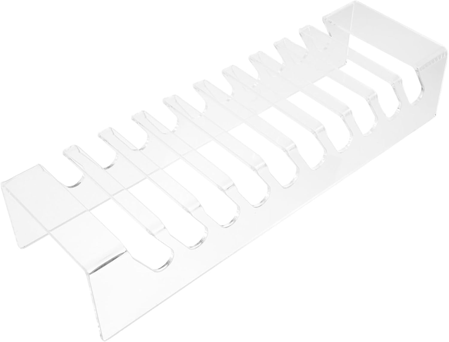 Acrylic Phone and Tablet Stand 10 Grid Organizer for Office