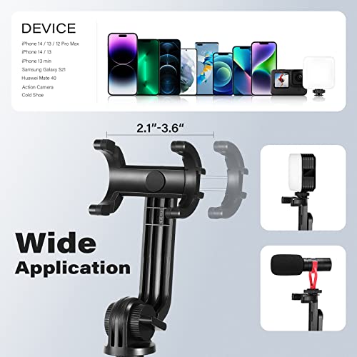 Ifongsh 3-In-1 Extendable Selfie Stick With Detachable Remote & Phone Holder - 62" Phone Tripod Stand For Iphone 14/13/12 Pro Max, Samsung, Gopro - Perfect For Photography And Video Recording #TOP4