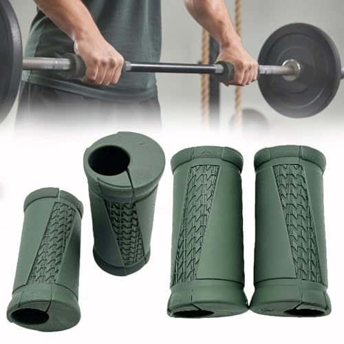 Angled Anti-Slip Barbell Grips 2-Pack