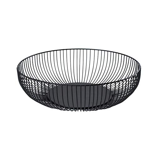 DHDHWL Corbeille à Fruit Creative Minimaliste Fruit Basket Salon Creative Fruit Panier de vidange Accueil Fer Fruit Bowl Panier de Rangement (Size : Medium)