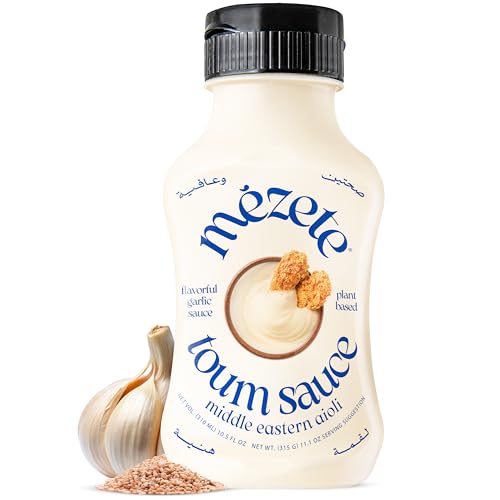 image for Mezete Preservative-Free Garlic Sauce | TOUM | No Added Oil | Easy Squ