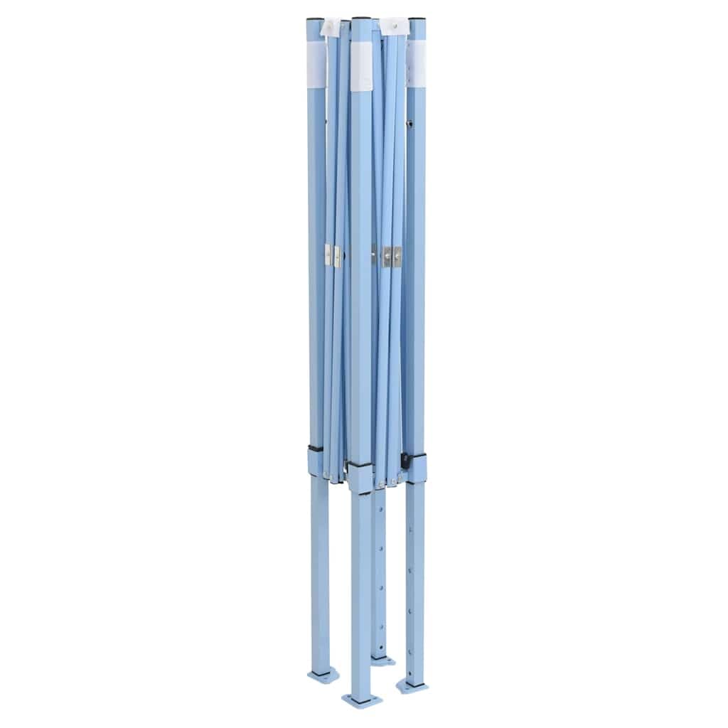 Gazebo pieghevole con 4 pareti in acciaio crema, 2 x 2 m, per eventi