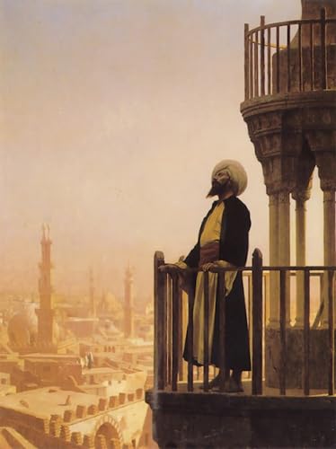 Peintures le muezzin Toile 60x90cm - Affiche Artistique pour Décoration de Bureau