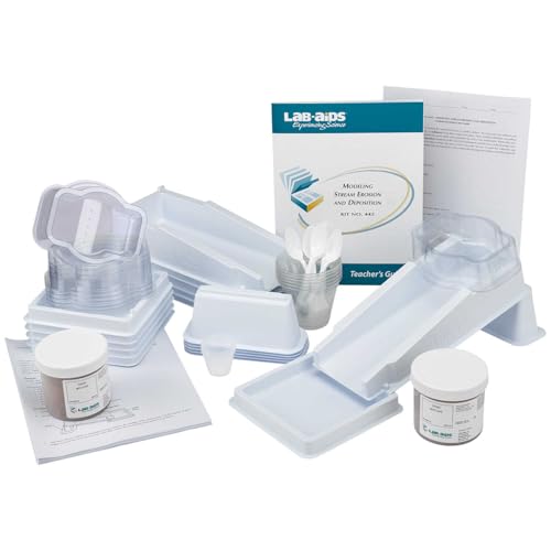 Stream Erosion & Deposition Science Kit for Classrooms | Hands-On Earth Science STEM Activity for 24 Students | Lab-Aids Mini Stream Table Learning Model