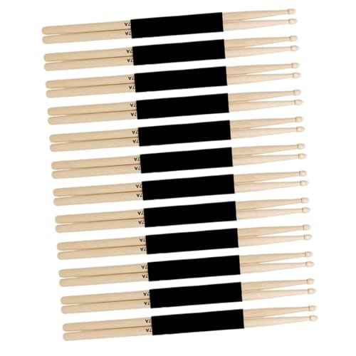 Baquetas BESPORTBLE, 12 pares, tamaño 7A, de arce, para adultos y niños, ideales para jazz y rock miniatura 1