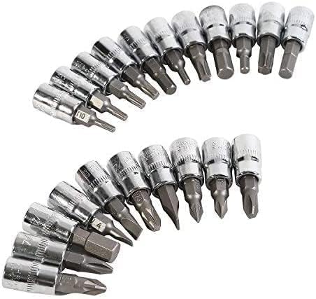 Lamok 46-Piece Combination Tool Kit with Screwdriver and Precision Socket in a Handy Case