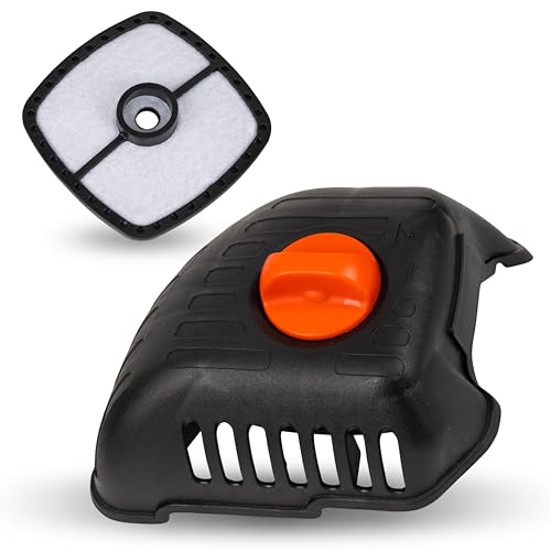 Image of BlueStars 90116Y Air Filter Cover Kit - Compatible with Echo | SRM-225 GT-225 PAS-225 PE-225 PPF-225 SHC-225 Trimmers Brushcutters - Replaces 13031054130 A232000480 V299000250 Thumbscrew