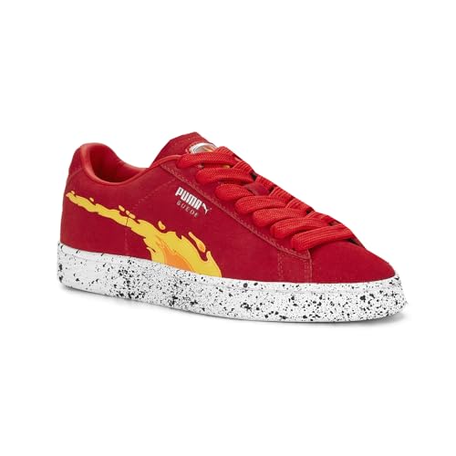 PUMA Kids Boys Patrol X Marshall Suede Lace Up Sneakers Shoes Casual - Red - Size 5.5 M2