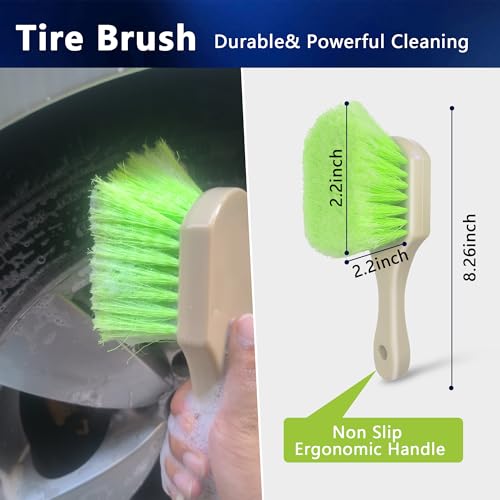 52% Off 7PCS Car Wheel & Tire Brush Set - Detailing Kit