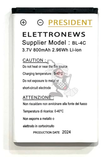 Batteria Per Brondi Amico Supervoice Pari All'originale 800 MAh BL - Foto 9