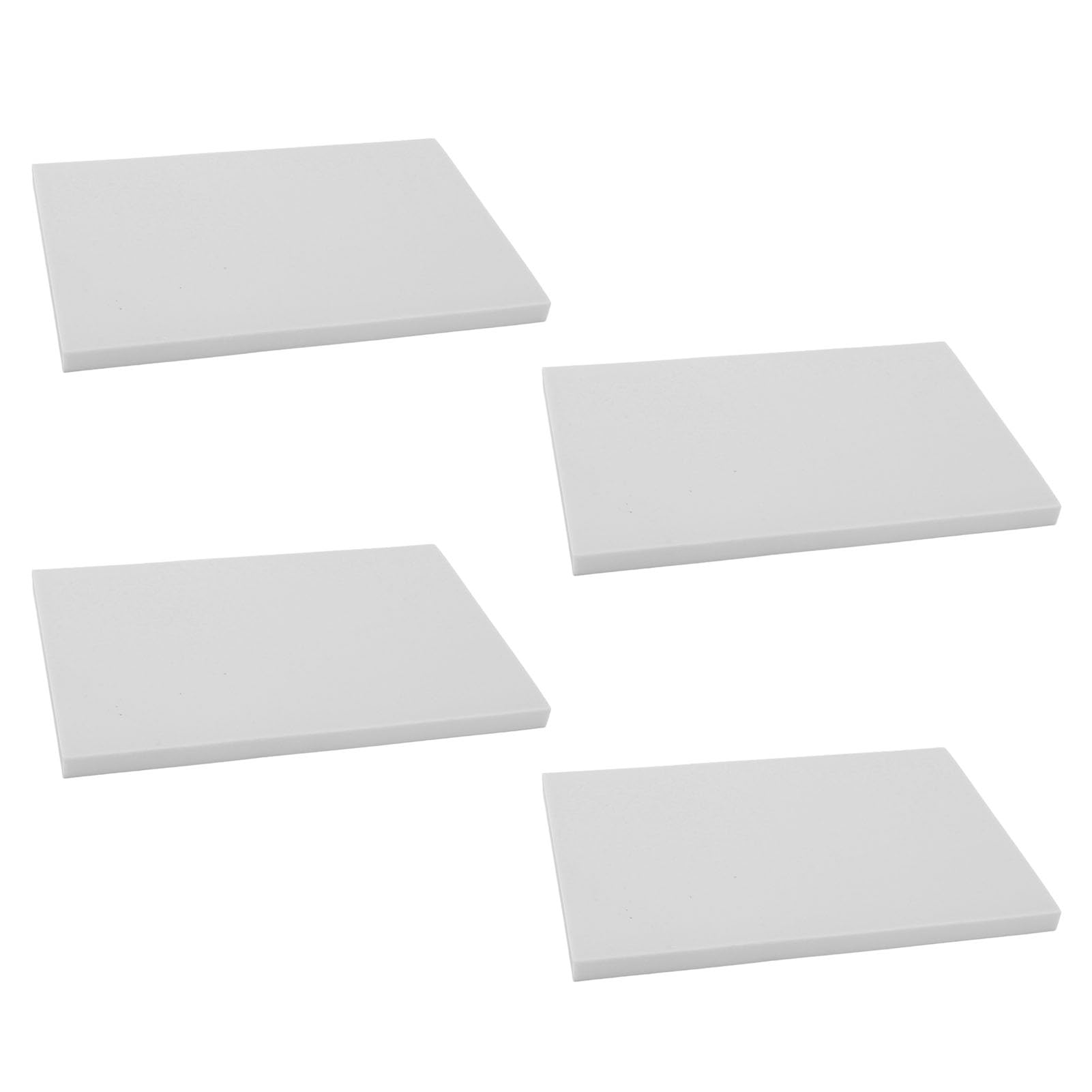 Generic 10 szt. Blok do Grawerowania Stempli Gumowych Trwały do ​​majsterkowania i Scrapbookingu - Doskonały ​​użytku w Domu i Szkole, Rozmiar 3,9 X 5,9 X 0,3 Cala (WHITE)