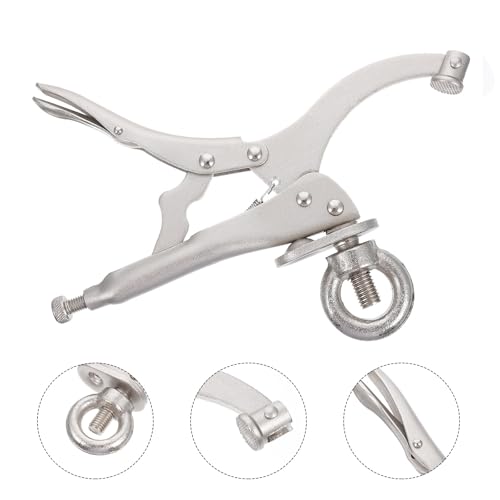 Pince de fixation en acier carbone robuste pour perçage net et précis