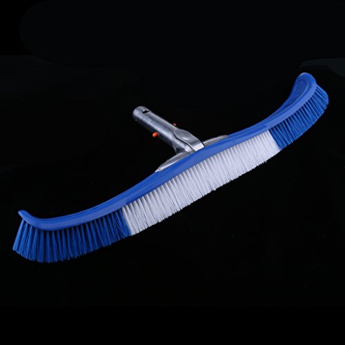 Homyl – Cabeça de escova de limpeza de piscina de 45,72 cm com azulejo para limpeza de vassoura, pis