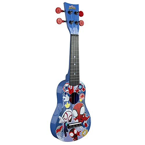 First Act Discovery Spidey And His Amazing Friends Ukulele - 20-Inch Soprano Ukulele For Beginners - Musical Instruments For Toddlers And Preschoolers - Make Learning To Play Music Easy And Fun! #TOP3